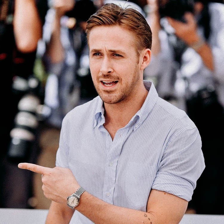 Ryan Gosling Short Taper Haircut