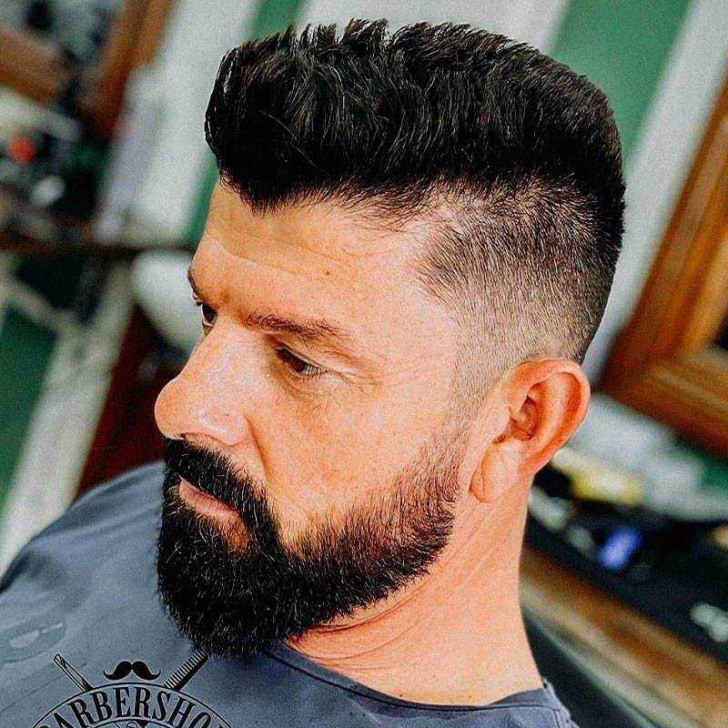 Great high fade haircut and #beard trim by @adamph before … | Flickr