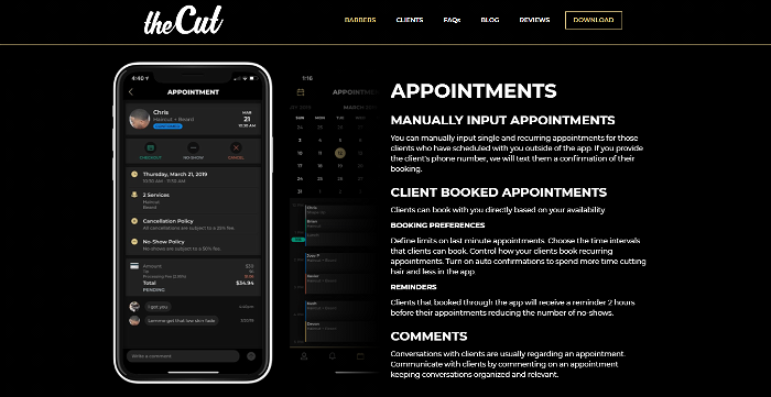 theCut  #1 Barber Booking App
