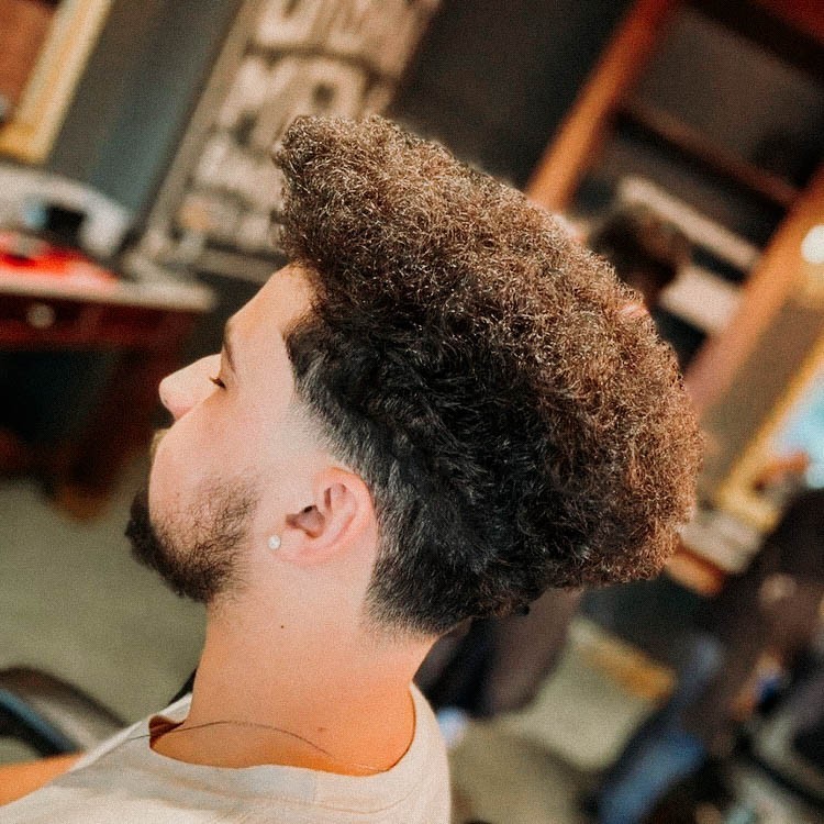 Curly Flat Top or Textured Flat Top