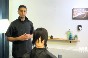 Scissors Over Comb Technique