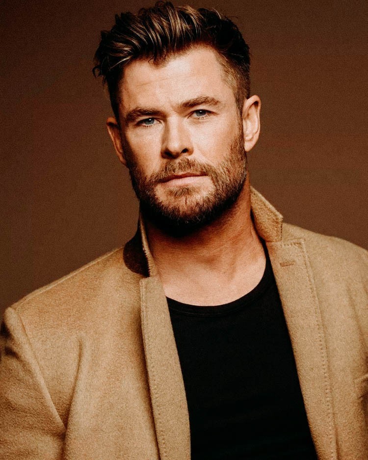 Chris Hemsworth Taper Fade