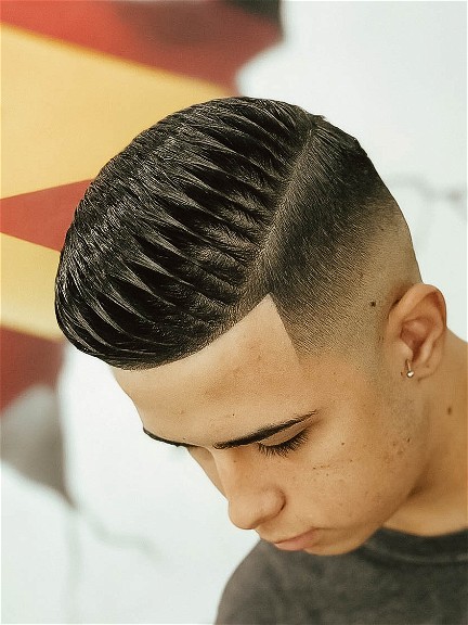 High and Tight With Comb Over
