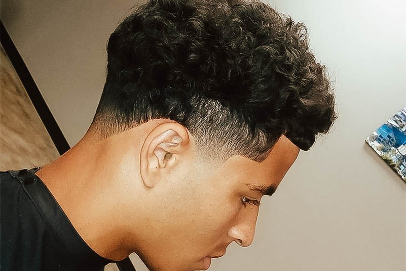 haircuts for black men with thick curly hair