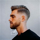High Fade Side Part