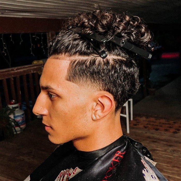 Looking for best and perfect curly taper fade hairstyles?
