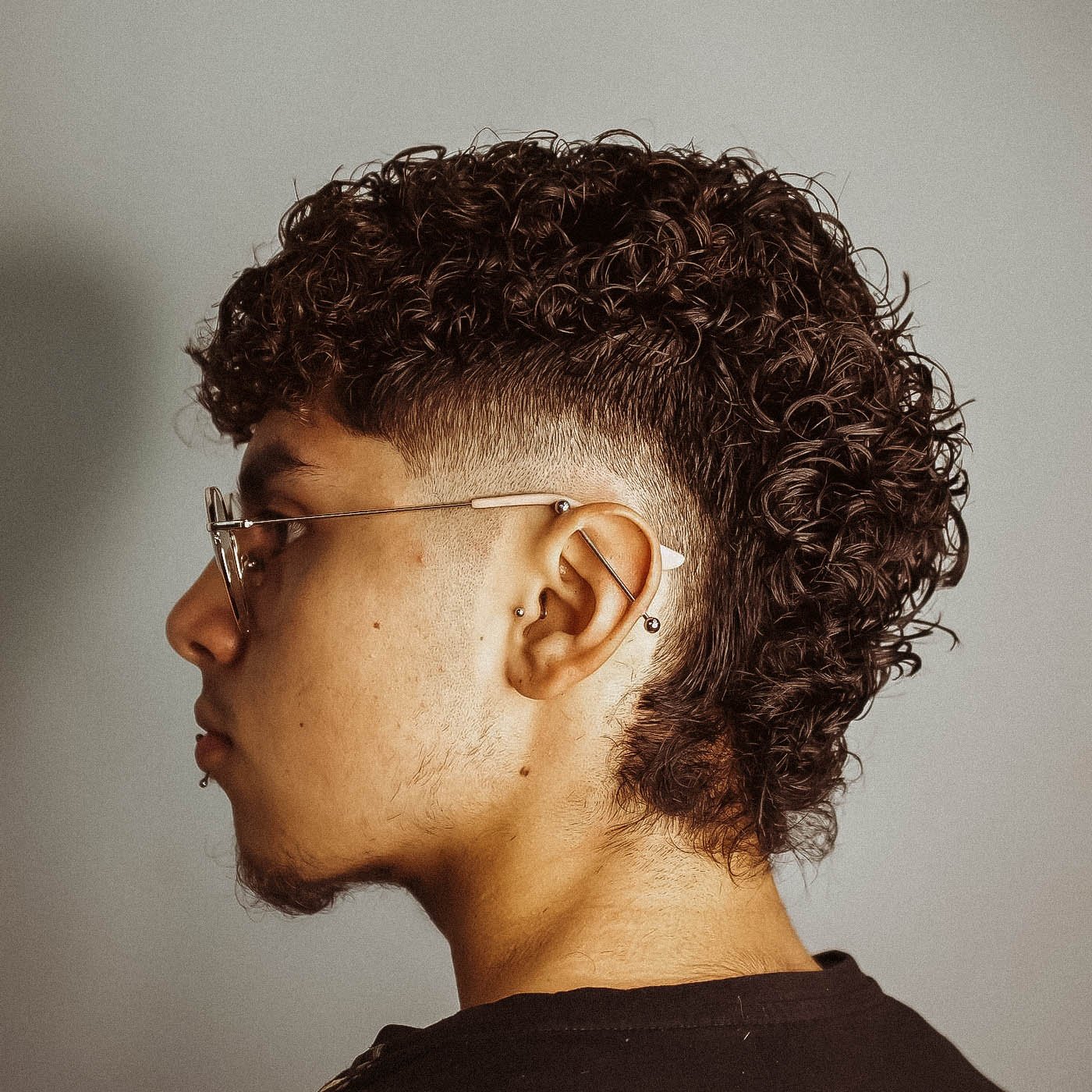 30+ Cool Curly Mullet Haircuts for Modern Men in 2024