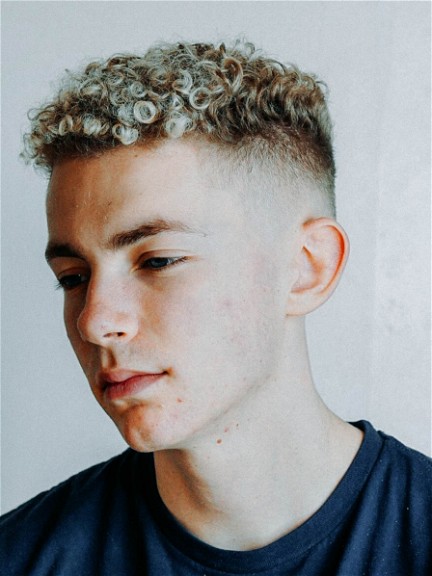 High Curly Fade