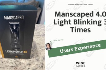Manscaped 4.0 Light Blinking 3 Times