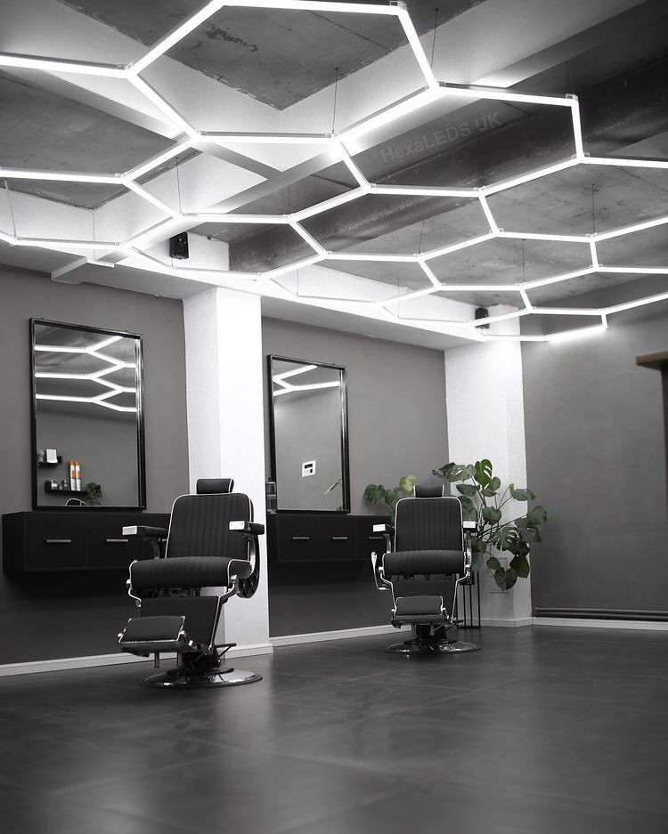 Luxurious Barber Shop Interior Designs