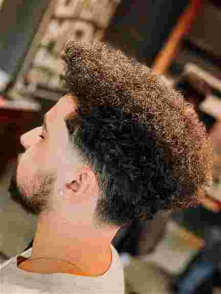 Curly Flat Top or Textured Flat Top